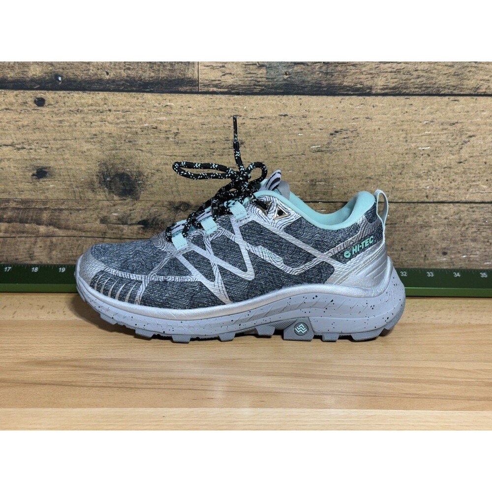 NEW Hi-Tec Women’s AWW Mauna Hiking WP Shoes, Teal Gray , Size 6.5 Waterproof